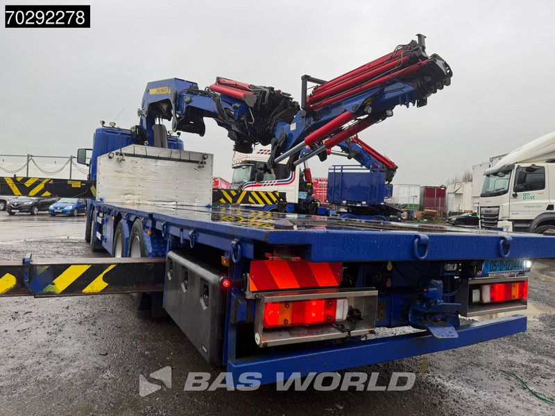 Scania R420 8X2 Palfinger PK100002 Crane Kran + PJ170 JIB Lift Axle Euro 4 - Camion plateau, Camion grue: photos 2 Scania R420 8X2 Palfinger PK100002 Crane Kran + PJ170 JIB Lift Axle Euro 4 - Camion plateau, Camion grue: photos 2