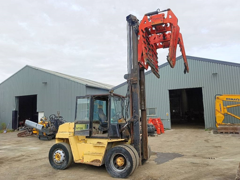 Hyster H 12.00 XL 12 ton heftruck met stenenklem forklift - Chariot élévateur diesel: photos 2 Hyster H 12.00 XL 12 ton heftruck met stenenklem forklift - Chariot élévateur diesel: photos 2