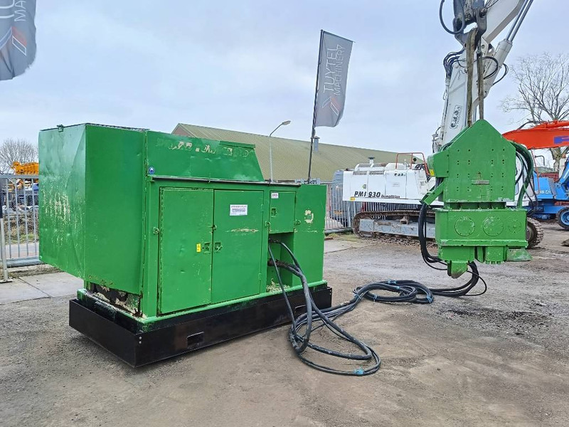 ICE 216 vibro hammer 2,4 ton+ ICE 175 powerpack c - Mât de battage: photos 1 ICE 216 vibro hammer 2,4 ton+ ICE 175 powerpack c - Mât de battage: photos 1