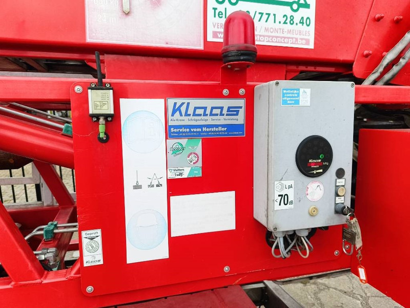 Mini grue Klaas K 17-24 K 17/24K-A 23 m 650 kg aanhangerkraan BMWT: photos 13