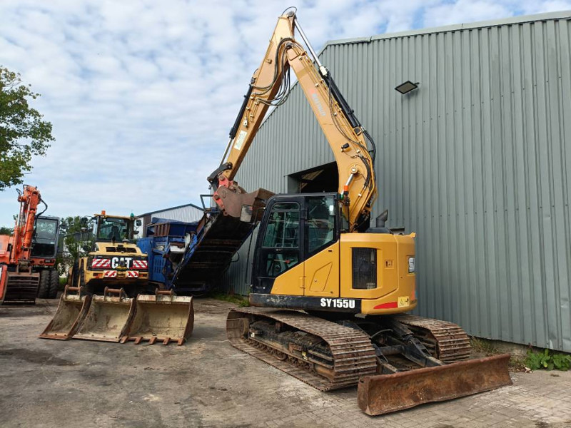 Sany SY 155 U graafmachine excavator koparka 4 buckets - Pelle sur chenille: photos 1 Sany SY 155 U graafmachine excavator koparka 4 buckets - Pelle sur chenille: photos 1