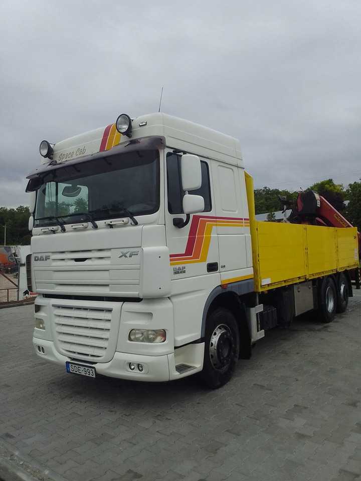 DAF Xf 105.410 Manual 6x2 Palfinger Pk18500 EXCELENT - Camion grue: photos 1 DAF Xf 105.410 Manual 6x2 Palfinger Pk18500 EXCELENT - Camion grue: photos 1