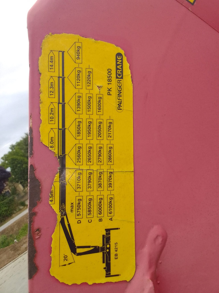DAF Xf 105.410 Manual 6x2 Palfinger Pk18500 EXCELENT - Camion grue: photos 5 DAF Xf 105.410 Manual 6x2 Palfinger Pk18500 EXCELENT - Camion grue: photos 5