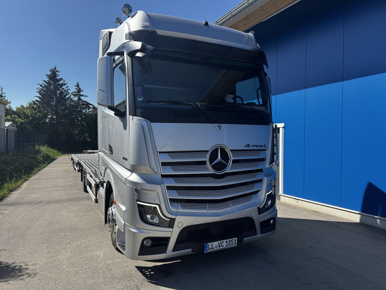 Mercedes-Benz Actros L 1851 FVG Autotransporter + Hänger - Camion porte-voitures: photos 4 Mercedes-Benz Actros L 1851 FVG Autotransporter + Hänger - Camion porte-voitures: photos 4