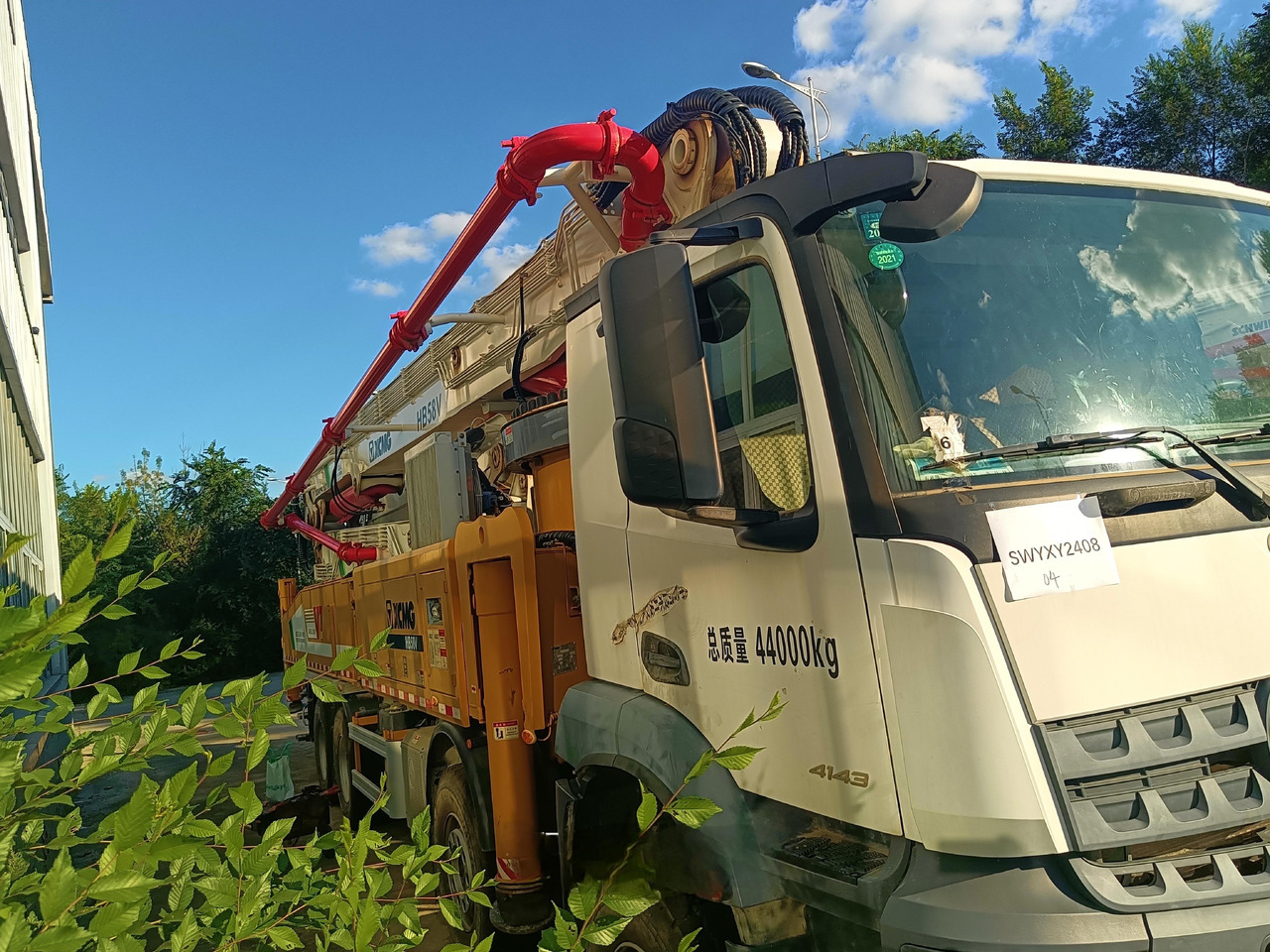 XCMG Official Schwing Concrete Pump HB58V 58m Mobile Hydraulic Used Concrete Pump Truck For Sale - Camion pompe: photos 3 XCMG Official Schwing Concrete Pump HB58V 58m Mobile Hydraulic Used Concrete Pump Truck For Sale - Camion pompe: photos 3