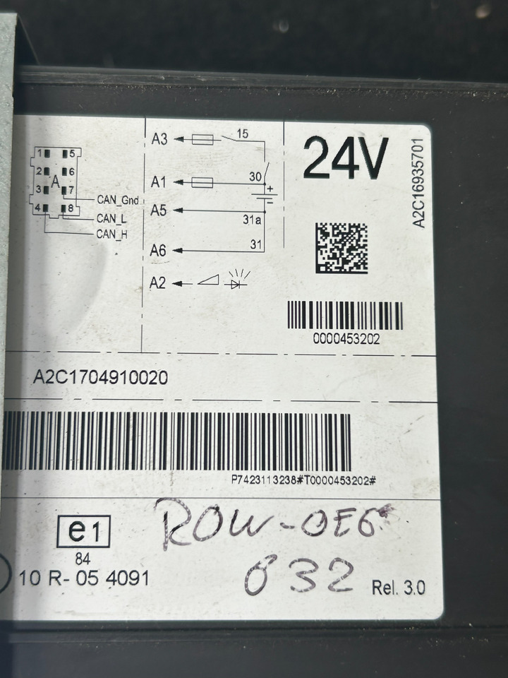 DAF XF 106 480 2027602 2321027 - Chronotachygraphe: photos 5 DAF XF 106 480 2027602 2321027 - Chronotachygraphe: photos 5