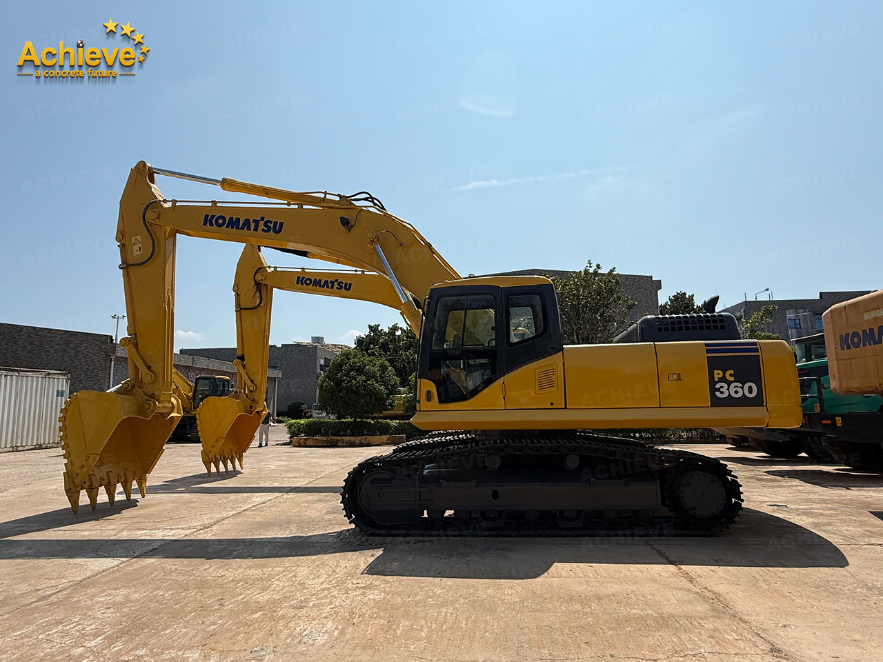 Pelle sur chenille KOMATSU Remanufactured Komatsu PC360-7 excavator 1.6 m³  180/1900 kw/rpm  33000 kg  7380 mm  227 kN  Komatsu SAA6D114E  605 L【ACHIEVE】 TOP CONDITION!!!: photos 6