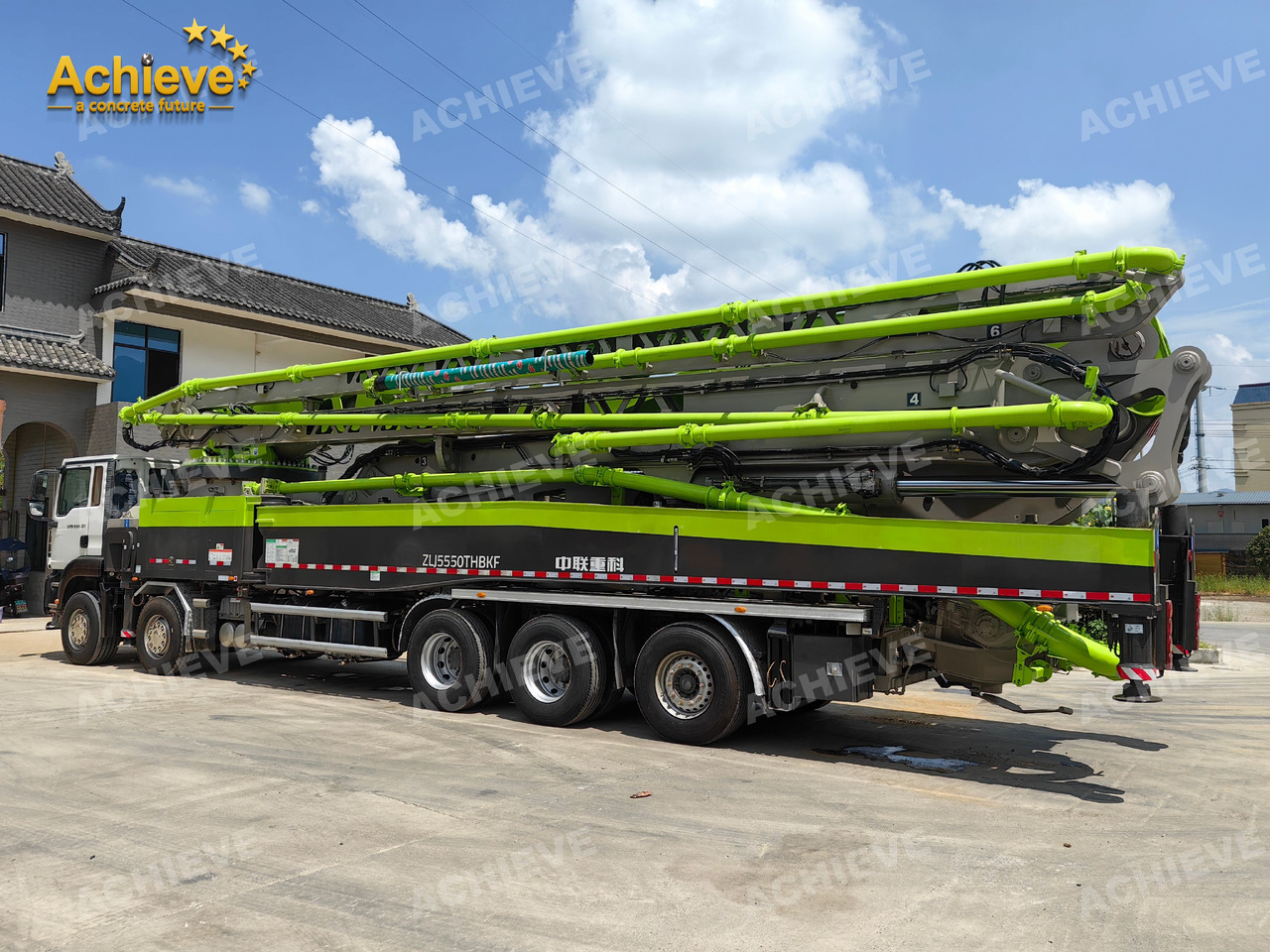 Camion pompe Zoomlion Zoomlion 70M 70X-6RZ  Concrete pump truck ACTROS 4141 【ACHIEVE】TOP CONDITION!!!: photos 9