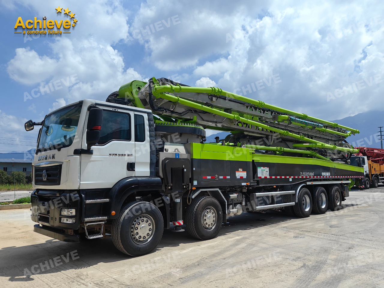 Camion pompe Zoomlion Zoomlion 70M 70X-6RZ  Concrete pump truck ACTROS 4141 【ACHIEVE】TOP CONDITION!!!: photos 10
