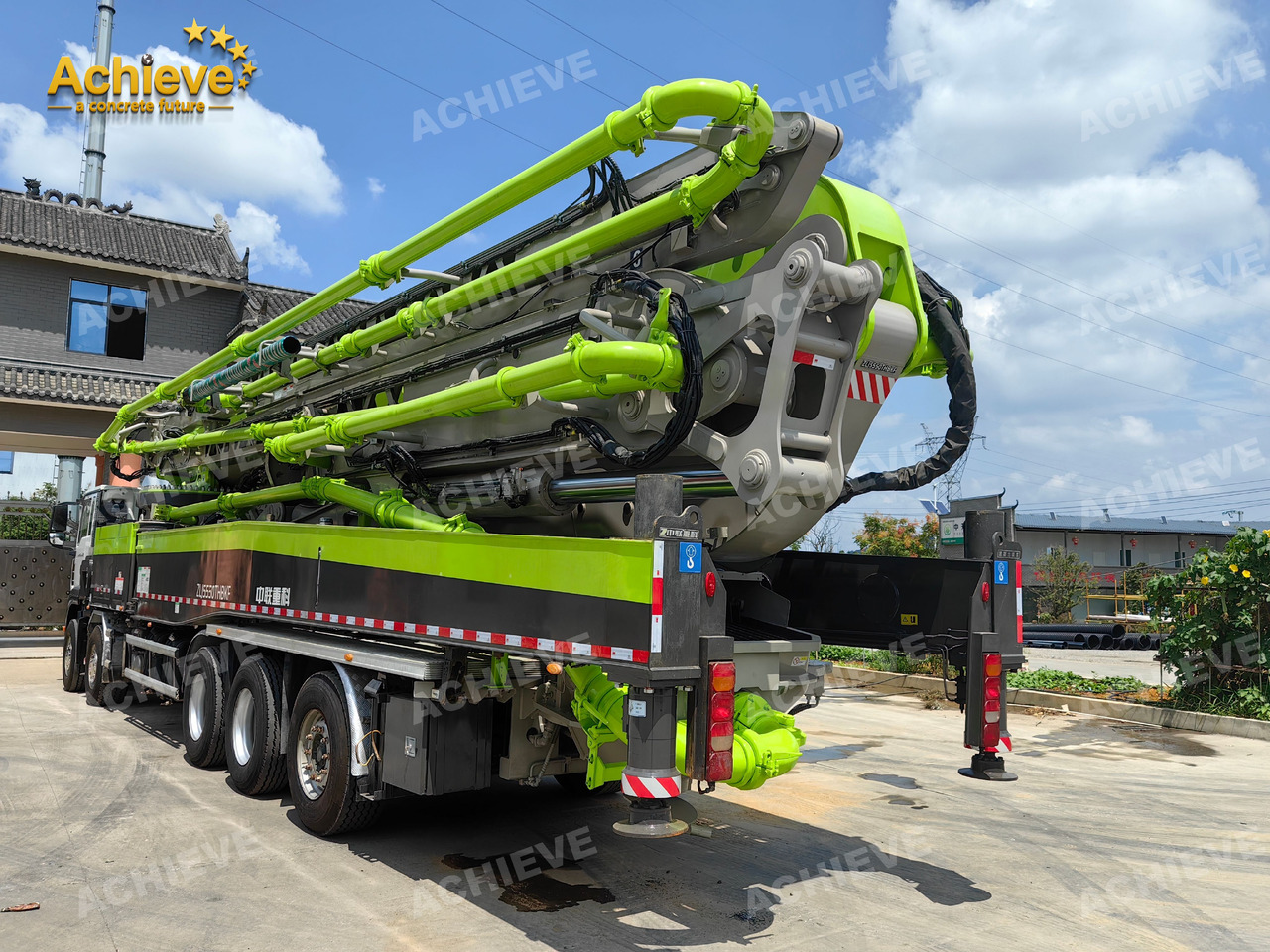 Camion pompe Zoomlion Zoomlion 70M 70X-6RZ  Concrete pump truck ACTROS 4141 【ACHIEVE】TOP CONDITION!!!: photos 8
