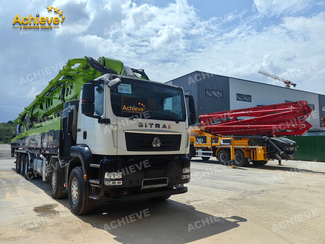 Camion pompe Zoomlion Zoomlion 70M 70X-6RZ  Concrete pump truck ACTROS 4141 【ACHIEVE】TOP CONDITION!!!: photos 13
