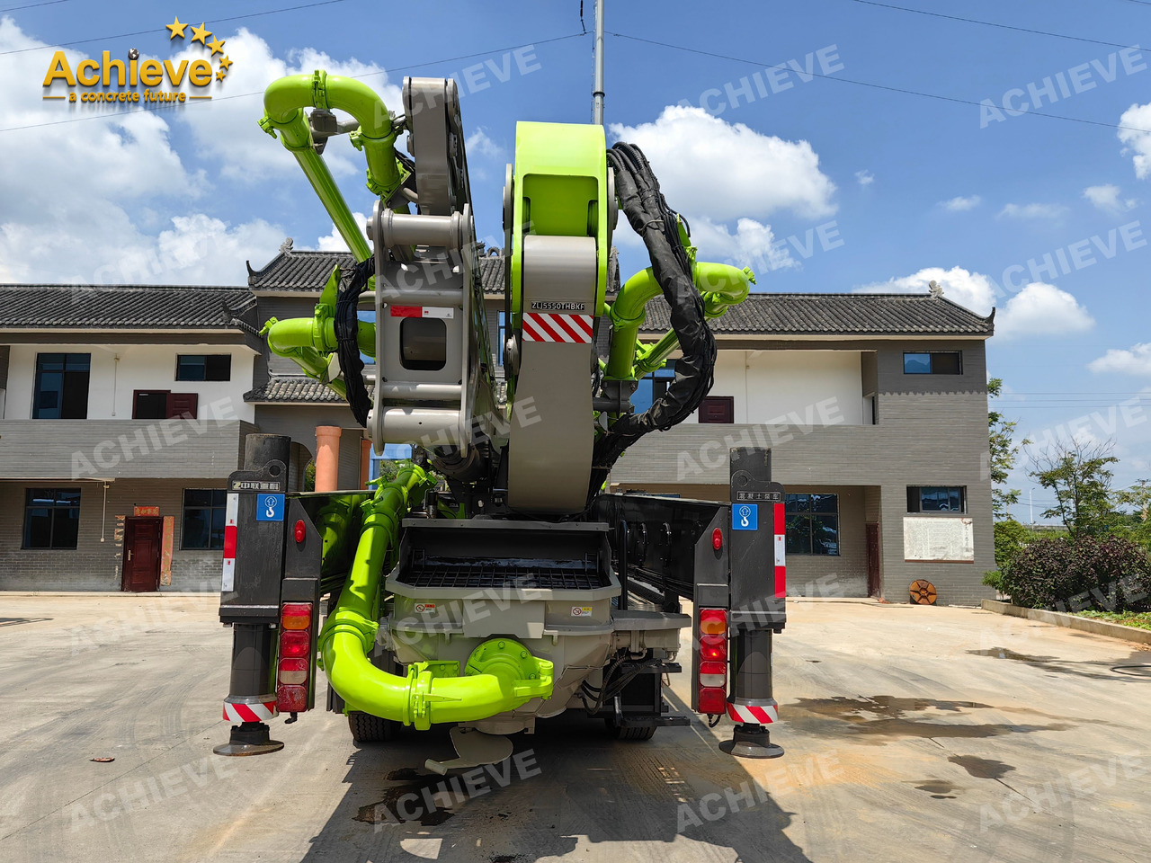 Camion pompe Zoomlion Zoomlion 70M 70X-6RZ  Concrete pump truck ACTROS 4141 【ACHIEVE】TOP CONDITION!!!: photos 7