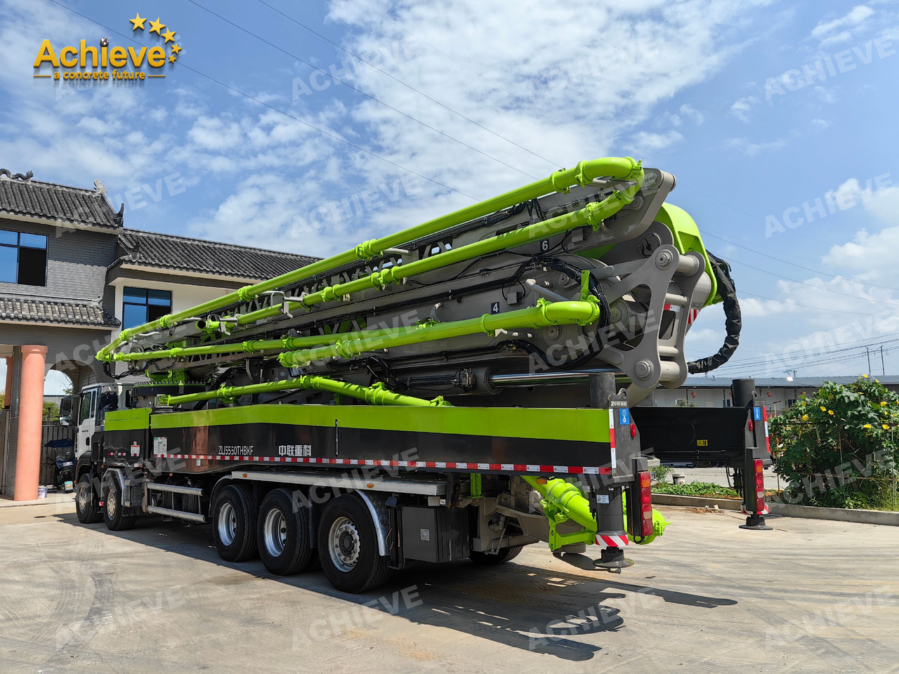 Camion pompe Zoomlion Zoomlion 70M 70X-6RZ  Concrete pump truck ACTROS 4141 【ACHIEVE】TOP CONDITION!!!: photos 17