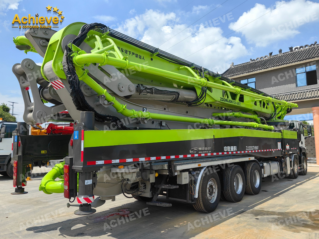 Camion pompe Zoomlion Zoomlion 70M 70X-6RZ  Concrete pump truck ACTROS 4141 【ACHIEVE】TOP CONDITION!!!: photos 6