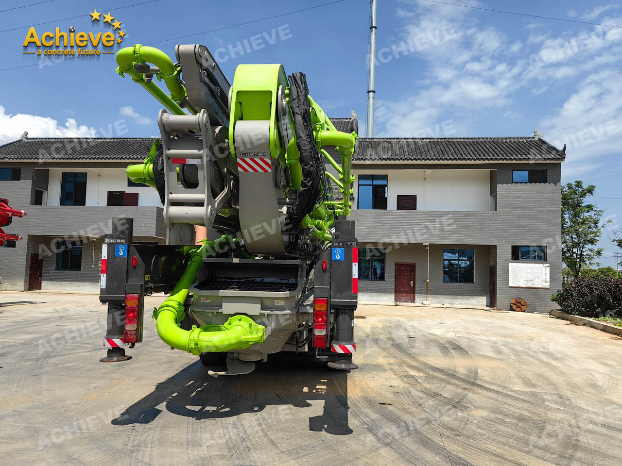 Camion pompe Zoomlion Zoomlion 70M 70X-6RZ  Concrete pump truck ACTROS 4141 【ACHIEVE】TOP CONDITION!!!: photos 16