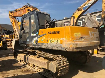 20t Japan Original Color 0.7 Kobelco Sk200 Sk200-3 Crawler Excavator - Pelle sur chenille: photos 1 20t Japan Original Color 0.7 Kobelco Sk200 Sk200-3 Crawler Excavator - Pelle sur chenille: photos 1
