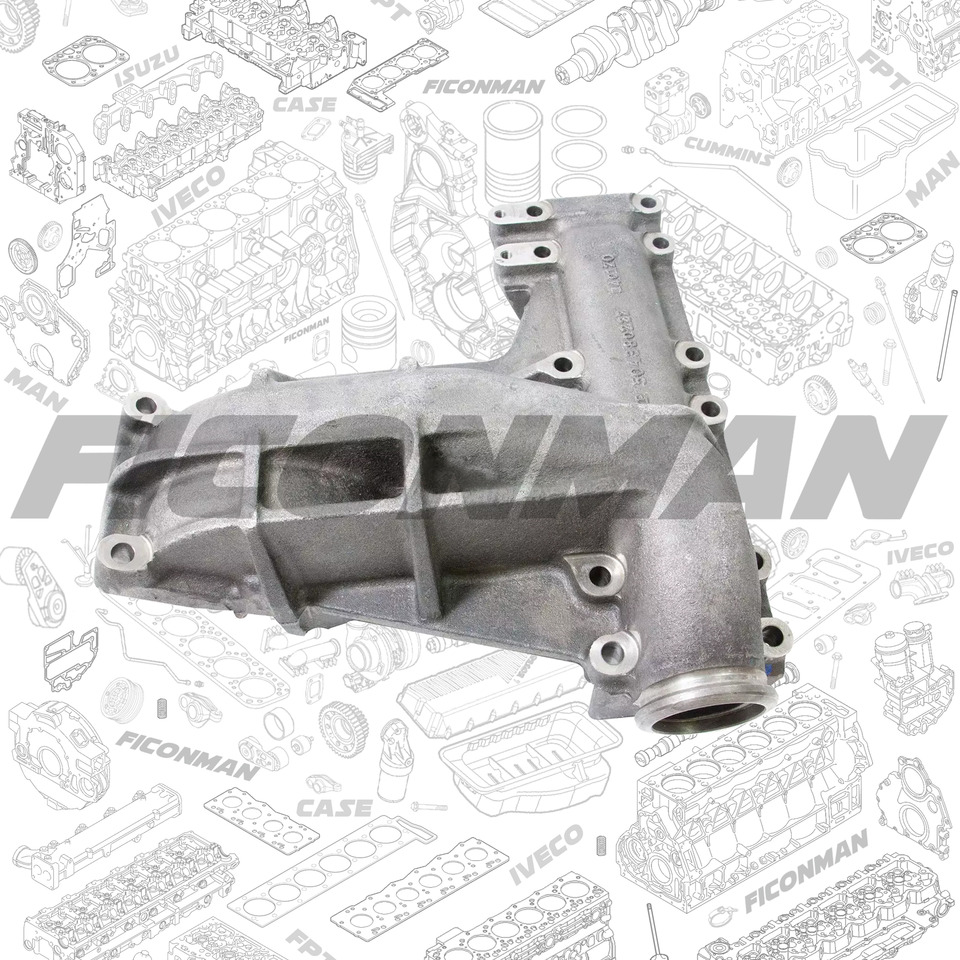FPT IVECO CASE Cursor9 F2CFE614A*B041/F2CGE614F*V004 5802431166 Exhaust Mainfold 504380222 - Collecteur d'échappement pour Camion: photos 1 FPT IVECO CASE Cursor9 F2CFE614A*B041/F2CGE614F*V004 5802431166 Exhaust Mainfold 504380222 - Collecteur d'échappement pour Camion: photos 1