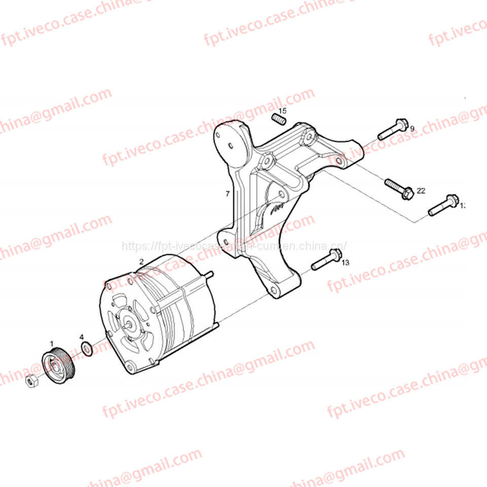 FPT IVECO CASE Cursor9Bus F2CFE612D*J231/F2CFE612A*J098 5802748674 ALTERNATOR 500332014 - Alternateur pour Bus: photos 3 FPT IVECO CASE Cursor9Bus F2CFE612D*J231/F2CFE612A*J098 5802748674 ALTERNATOR 500332014 - Alternateur pour Bus: photos 3