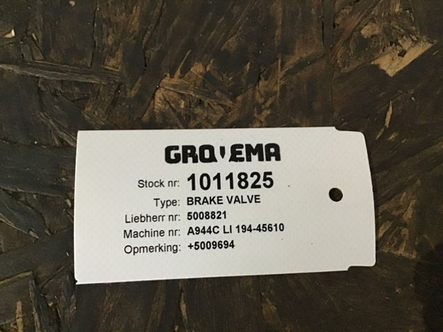 Liebherr Brake Valve - Valve: photos 3 Liebherr Brake Valve - Valve: photos 3