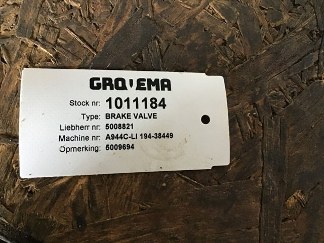 Liebherr Brake Valve - Valve: photos 3 Liebherr Brake Valve - Valve: photos 3