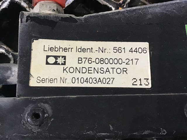 Pièce de climatisation Liebherr Capacitor Unit: photos 9