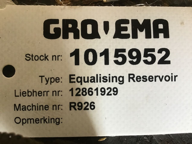Liebherr Equalising Reservoir - Vase d'expansion: photos 5 Liebherr Equalising Reservoir - Vase d'expansion: photos 5