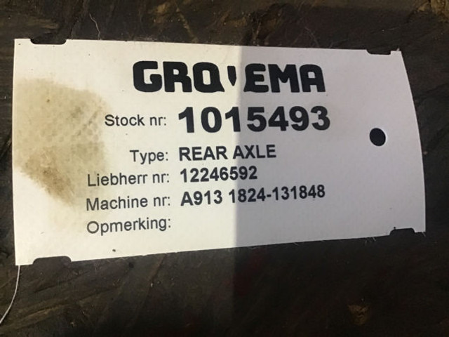 Liebherr Rear Axle - Essieu et pièces: photos 1 Liebherr Rear Axle - Essieu et pièces: photos 1