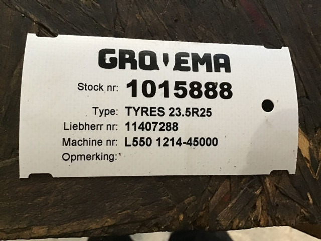 Liebherr Tires 23,5R25 - Pneus et jantes: photos 4 Liebherr Tires 23,5R25 - Pneus et jantes: photos 4