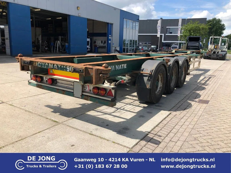 Flandria 40 FT Container Chassis / BPW + Disc / Lift Axle - Semi-remorque porte-conteneur/ Caisse mobile: photos 1 Flandria 40 FT Container Chassis / BPW + Disc / Lift Axle - Semi-remorque porte-conteneur/ Caisse mobile: photos 1