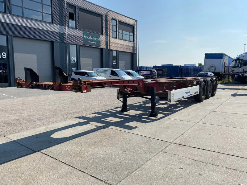 Krone SD 27 / container chassis / BPW + Disc / 1x Lift Axle - Semi-remorque porte-conteneur/ Caisse mobile: photos 4 Krone SD 27 / container chassis / BPW + Disc / 1x Lift Axle - Semi-remorque porte-conteneur/ Caisse mobile: photos 4