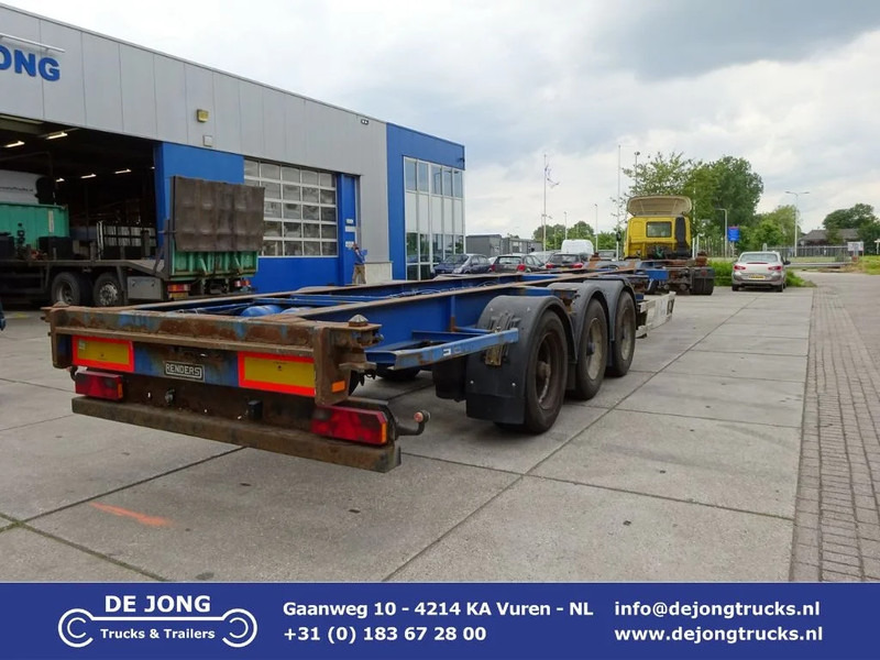 Renders Container chassis / BPW + Drum / 40 FT - Semi-remorque porte-conteneur/ Caisse mobile: photos 1 Renders Container chassis / BPW + Drum / 40 FT - Semi-remorque porte-conteneur/ Caisse mobile: photos 1