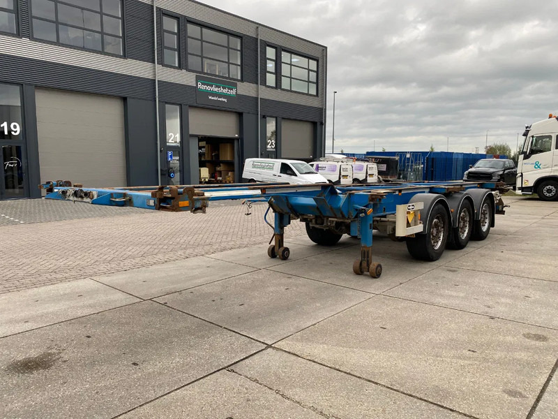 Van Hool 3B0079 / 2x Extendable / SAF Disc - Semi-remorque porte-conteneur/ Caisse mobile: photos 3 Van Hool 3B0079 / 2x Extendable / SAF Disc - Semi-remorque porte-conteneur/ Caisse mobile: photos 3