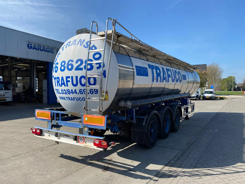 Semi-remorque citerne Van Hool Tank / Inox / 3 compartments / 30000 LT: photos 6