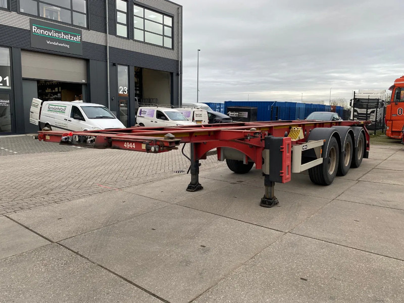 Van Hool Tank chassis / ADR / BPW + DISC / 20-30 FT - Semi-remorque porte-conteneur/ Caisse mobile: photos 4 Van Hool Tank chassis / ADR / BPW + DISC / 20-30 FT - Semi-remorque porte-conteneur/ Caisse mobile: photos 4