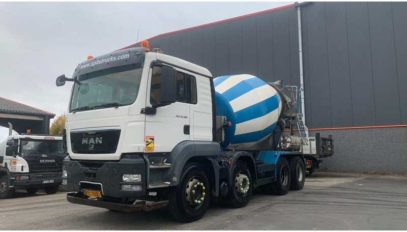 MAN TGS 35.360  Liebherr + 9M3 - Camion malaxeur: photos 1 MAN TGS 35.360  Liebherr + 9M3 - Camion malaxeur: photos 1