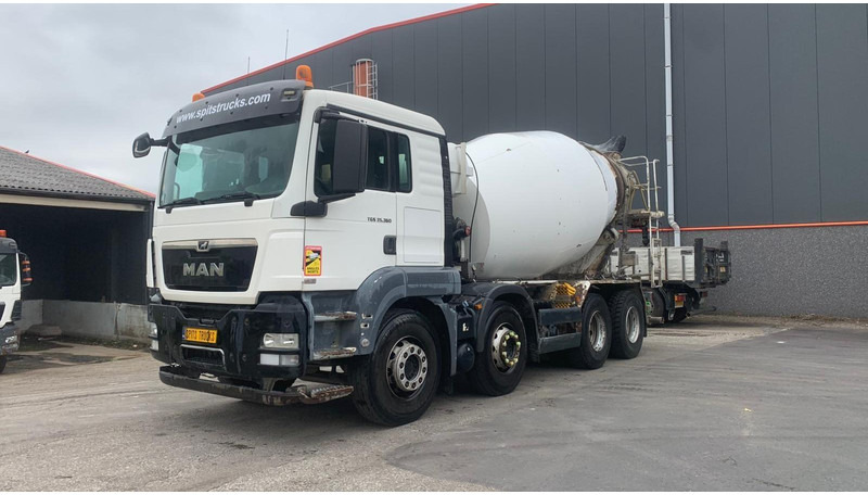 MAN TGS 35.360  Liebherr + 9M3 - Camion malaxeur: photos 1 MAN TGS 35.360  Liebherr + 9M3 - Camion malaxeur: photos 1