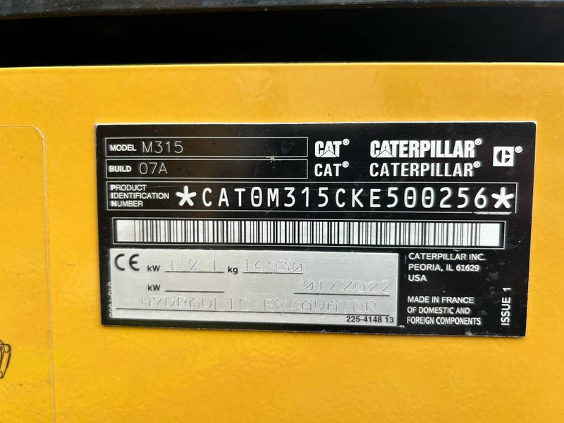 Cat M 315 07A - Pelle sur pneus: photos 5 Cat M 315 07A - Pelle sur pneus: photos 5