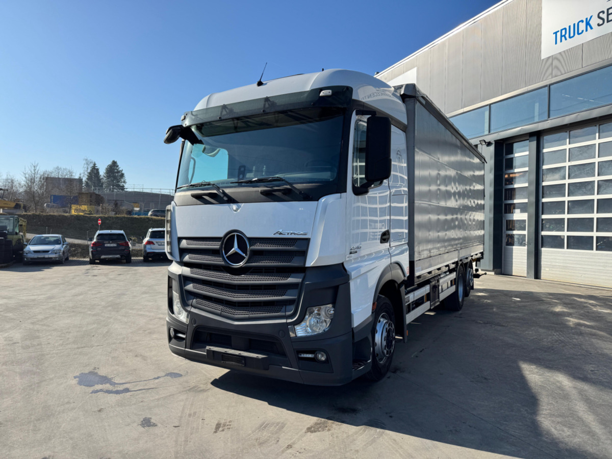 MERCEDES Actros 2545 6x2 - Camion à rideaux coulissants: photos 1 MERCEDES Actros 2545 6x2 - Camion à rideaux coulissants: photos 1
