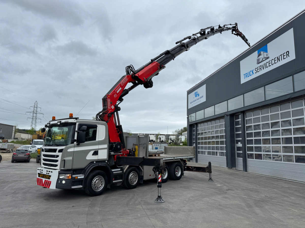 SCANIA G480 8x4 SZM/Pritsche Fassi 950 - Camion grue: photos 5 SCANIA G480 8x4 SZM/Pritsche Fassi 950 - Camion grue: photos 5