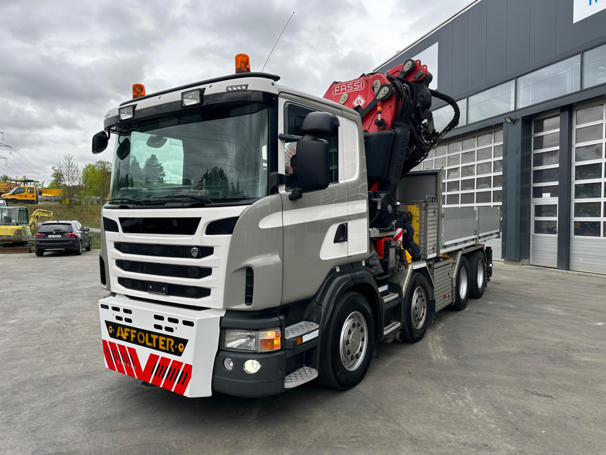 Crédit-bail de SCANIA G480 8x4 SZM/Pritsche Fassi 950 SCANIA G480 8x4 SZM/Pritsche Fassi 950: photos 10