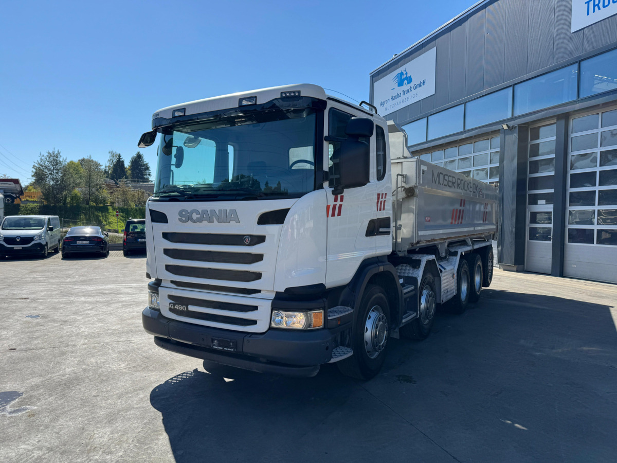 SCANIA G490 10x4 Moser 2S - Camion benne: photos 1 SCANIA G490 10x4 Moser 2S - Camion benne: photos 1