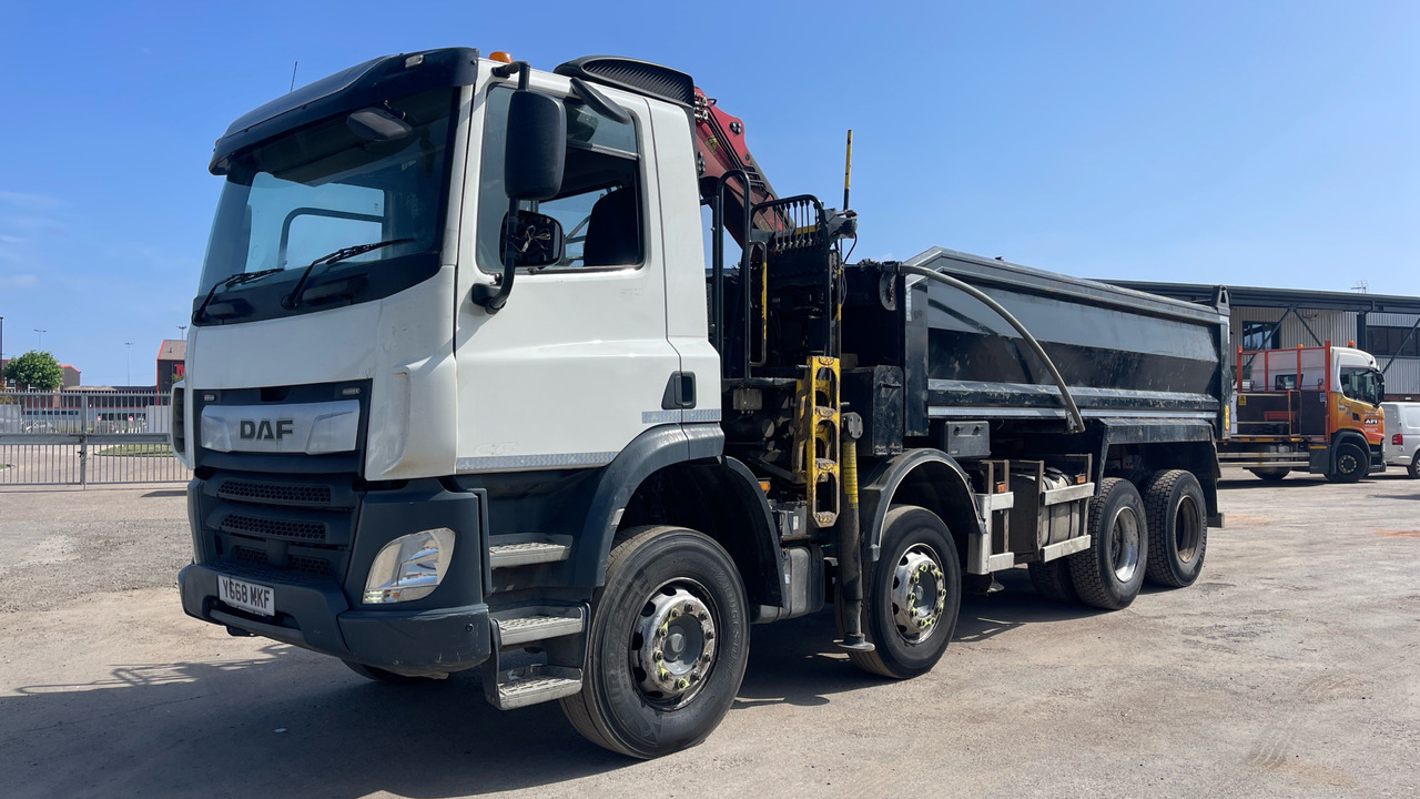 DAF CF 410 - Camion benne, Camion grue: photos 2 DAF CF 410 - Camion benne, Camion grue: photos 2