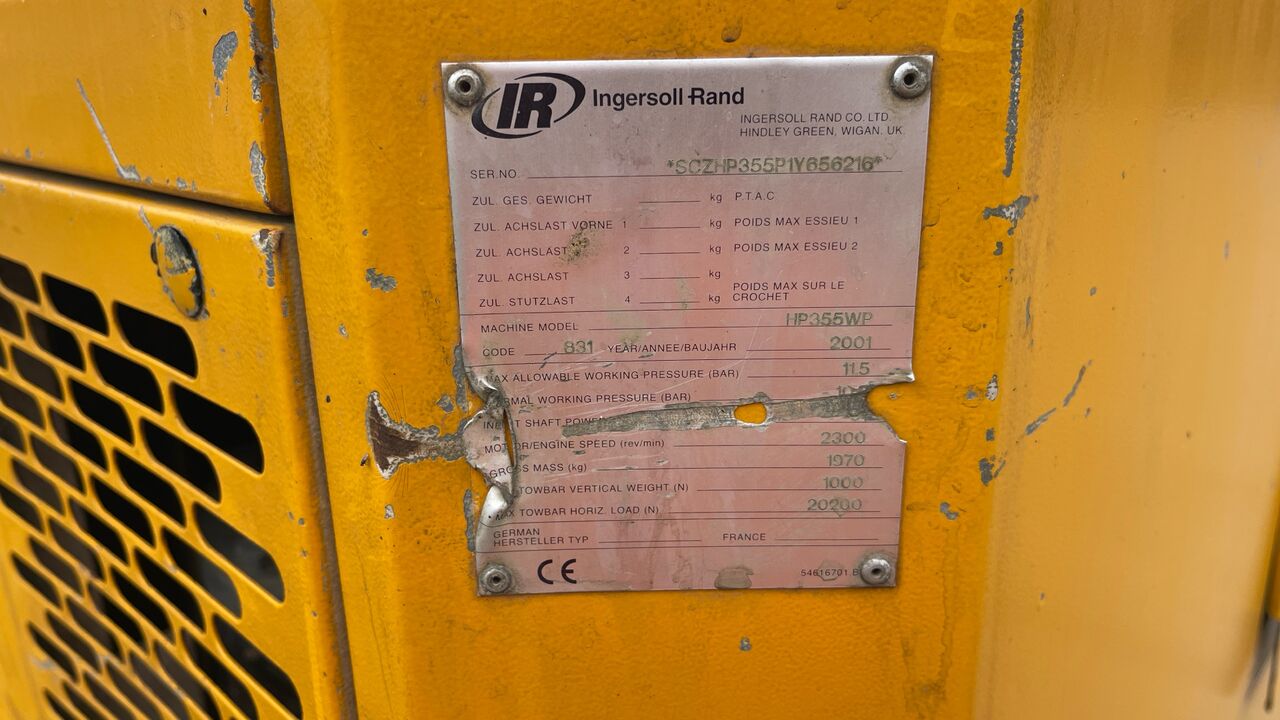 INGERSOLL RAND HP355 - Compresseur d'air: photos 4 INGERSOLL RAND HP355 - Compresseur d'air: photos 4