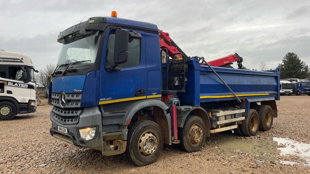 MERCEDES-BENZ AROCS 3240 - Camion benne, Camion grue: photos 2 MERCEDES-BENZ AROCS 3240 - Camion benne, Camion grue: photos 2