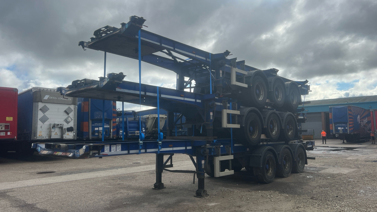 DENNISON SLIDING SKELETAL STACK OF 3 - Remorque: photos 3 DENNISON SLIDING SKELETAL STACK OF 3 - Remorque: photos 3