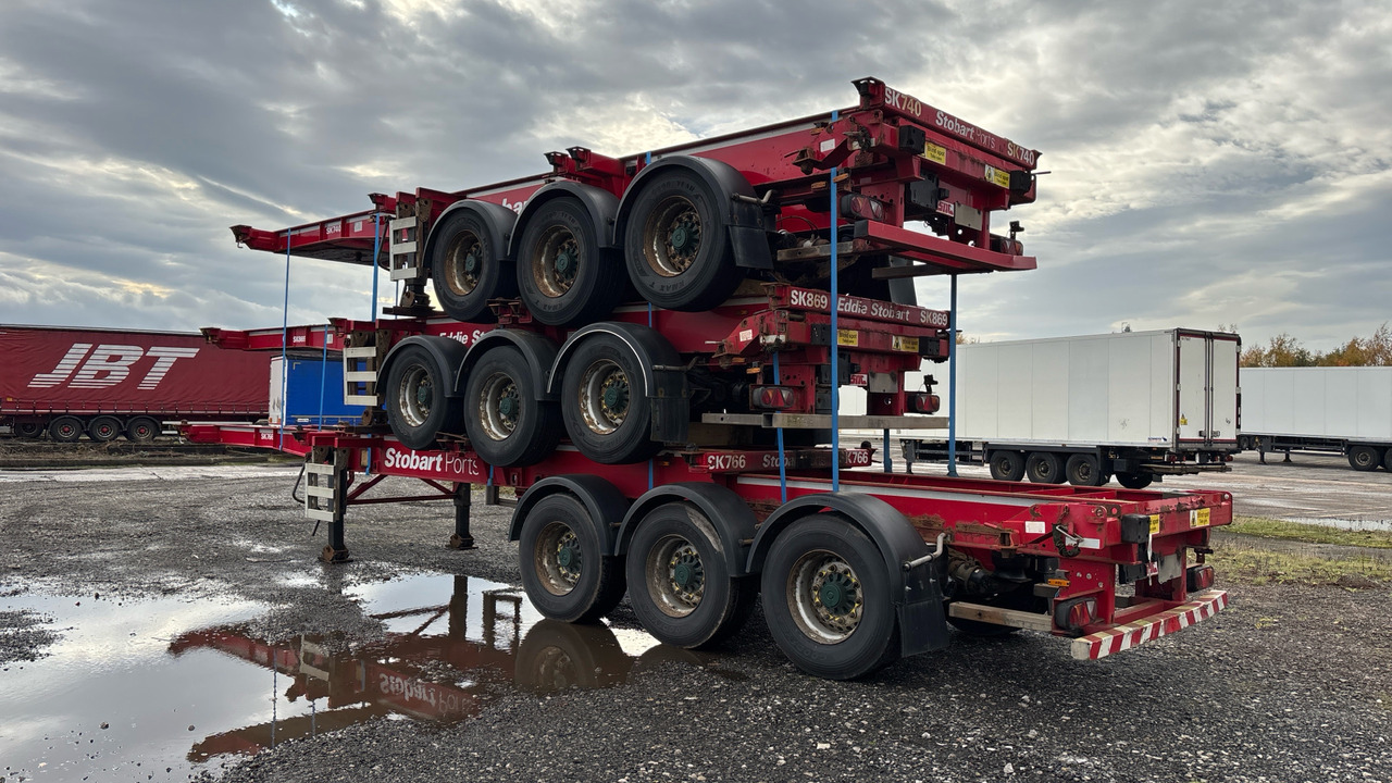 SDC SKELETAL SLIDING - STACK OF 3 - Remorque: photos 4 SDC SKELETAL SLIDING - STACK OF 3 - Remorque: photos 4