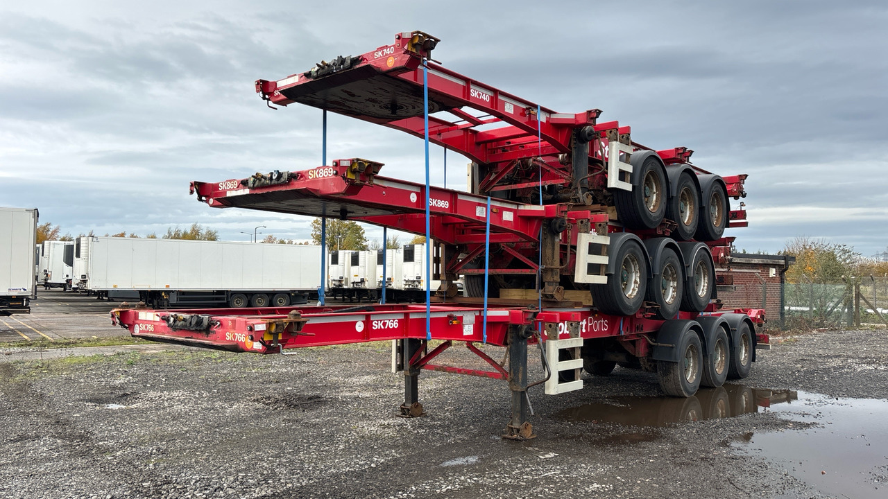 SDC SKELETAL SLIDING - STACK OF 3 - Remorque: photos 3 SDC SKELETAL SLIDING - STACK OF 3 - Remorque: photos 3