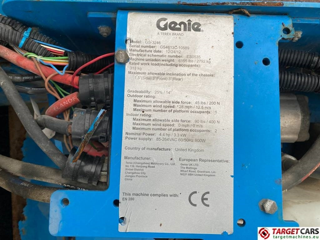 Nacelle ciseaux Genie GS-3246 Electric Scissor Work Lift 1175cm: photos 10
