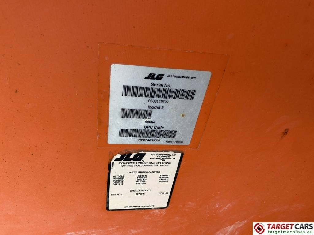 Nacelle télescopique JLG 660SJ Telescopic 4x4 Diesel Boom Work Lift 2232cm: photos 44