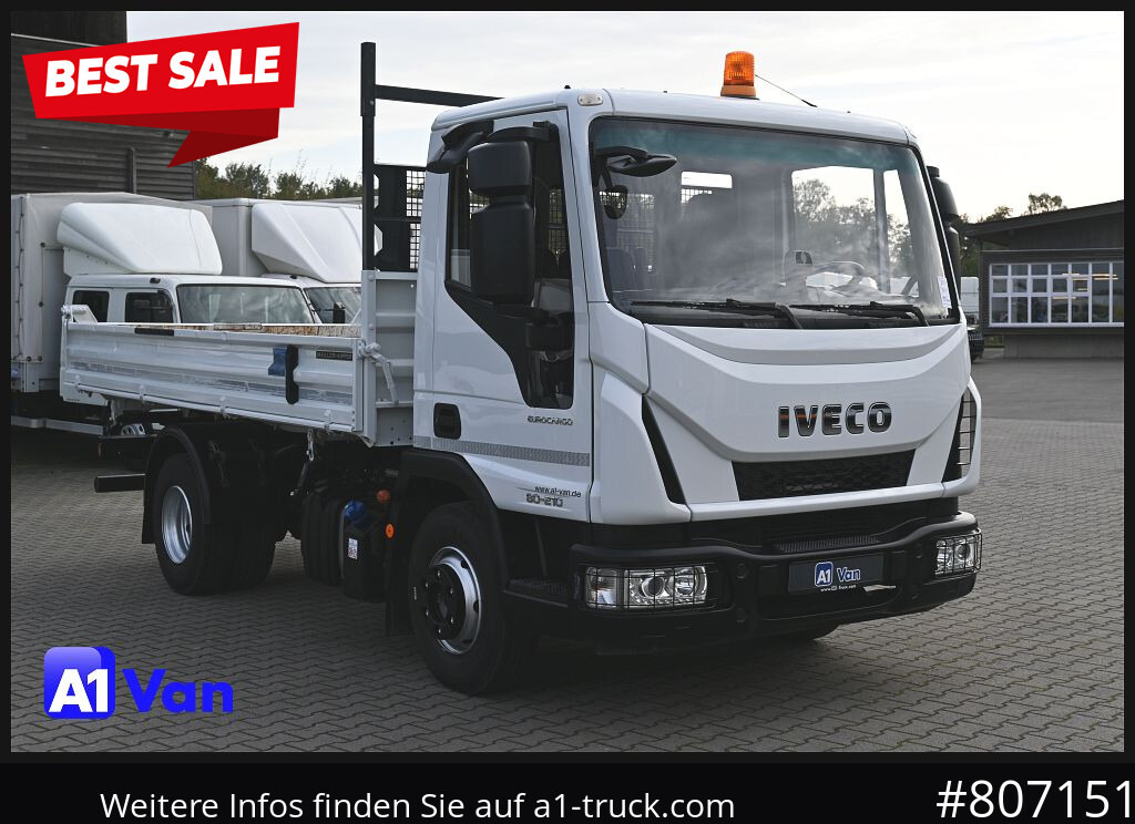 IVECO Eurocargo 80E21 Kipper, Meiller, Klima, 2x AHK - Camion: photos 1 IVECO Eurocargo 80E21 Kipper, Meiller, Klima, 2x AHK - Camion: photos 1